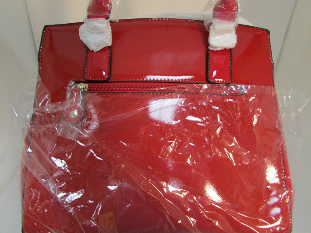 Isabelle Vegan Red Hand Bag/Tote