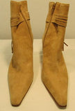 Antonio Melani Tan Suede Ankle Boots