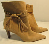 Antonio Melani Tan Suede Ankle Boots