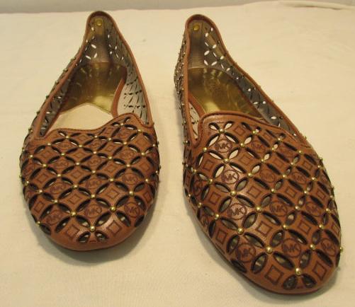 Michaels Kors Brown Leather Flats