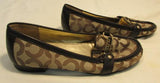 Coach Elsee Canvas Signature Flats