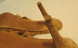 Stuart Weitzman Cork Slip on Mule Sandal Heels