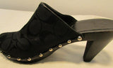 Coach Black on Black Felicity Clogs