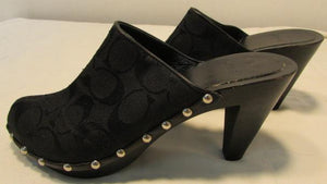 Coach Black on Black Felicity Clogs