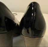 Jean Michael Cazabat Rounded Toe Black Heel Pump