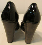 Jean Michael Cazabat Rounded Toe Black Heel Pump