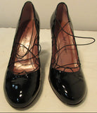 Jean Michael Cazabat Rounded Toe Black Heel Pump
