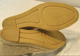 Coach Marnie Bone Signature Woven Platform Heels