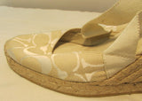 Coach Marnie Bone Signature Woven Platform Heels