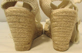Coach Marnie Bone Signature Woven Platform Heels