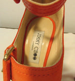 Jimmy Choo Leticia Orange High Heel Platform