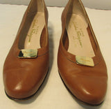 Salvatore Ferragamo Brown Leather Dress Shoes