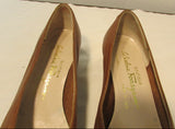 Salvatore Ferragamo Brown Leather Dress Shoes
