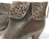 L'Artiste by Springster Modella Brown Heeled Ankle Boots