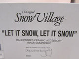 The Original Snow Village "Let It Snow, Let it Snow" #54923